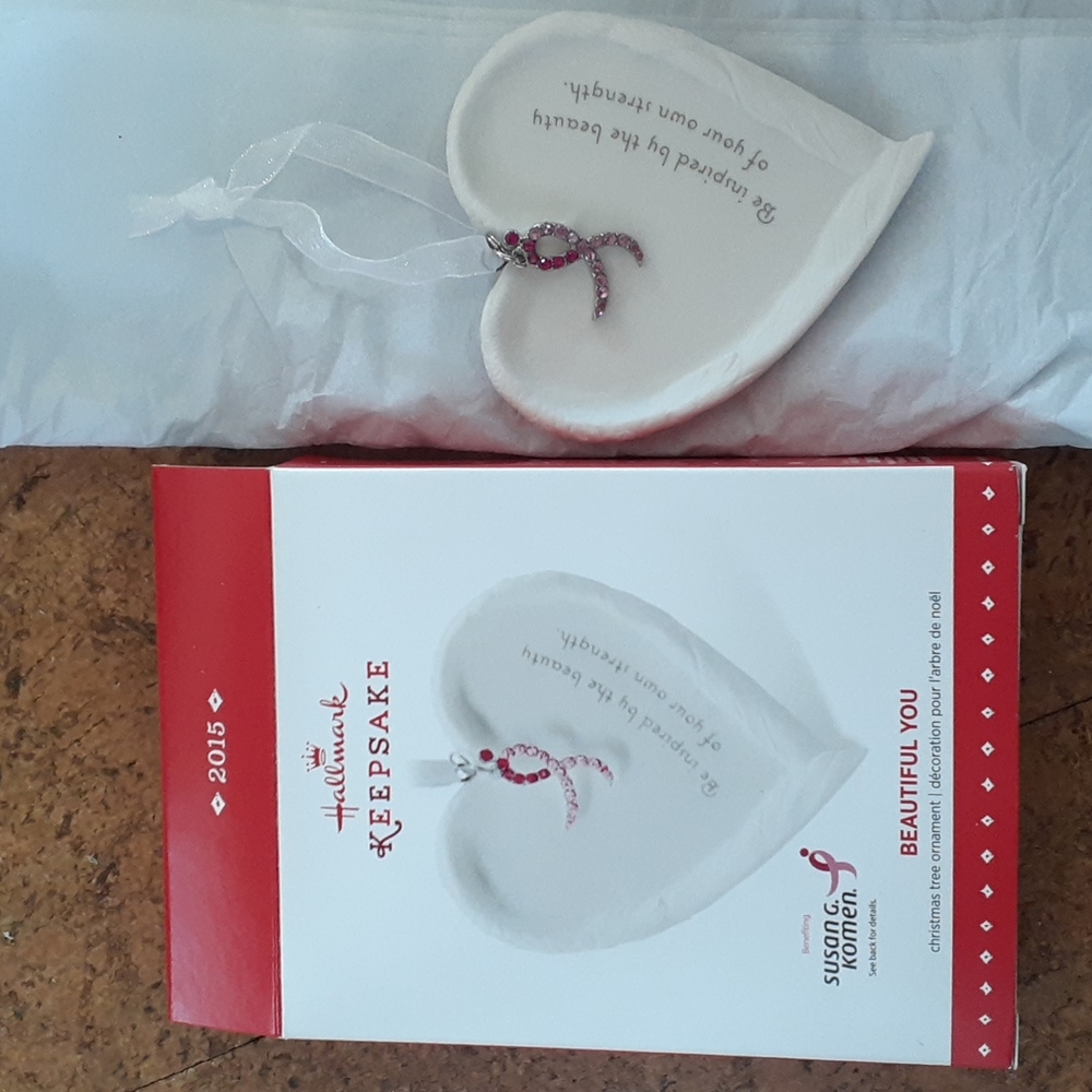 2015 Hallmark Susan G Komen for the Cure ornament.